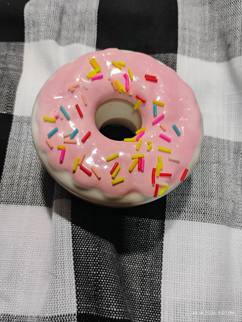 ❤️Pink Frosted Ring Holder